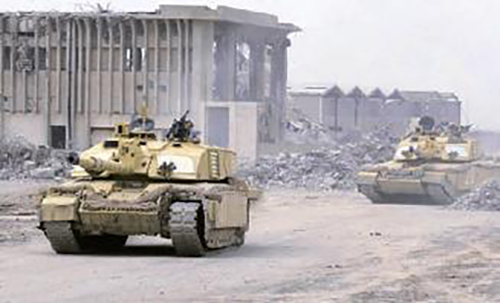 Challenger, Ирак, танки